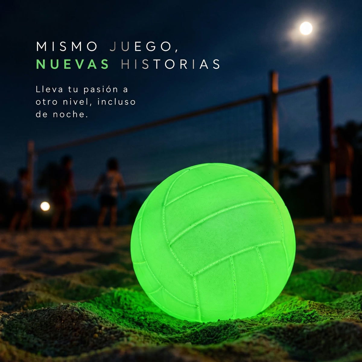 Balón de volley luminoso