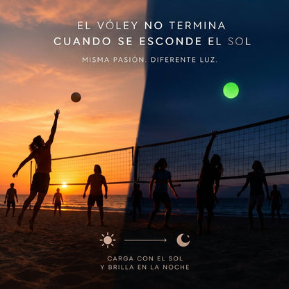 Balón de volley luminoso